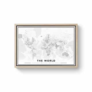 Drapeaux à piquer carte du monde
